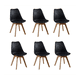 thumbnail image 1 of Pack 6 Sillas Tulip Acolchadas Negro, 1 of 1