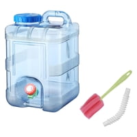 Ioensy - Contenedor De Agua Con Grifo, Tanque De Agua Portátil Para Senderismo, Hogar, Camping, Con Manguera