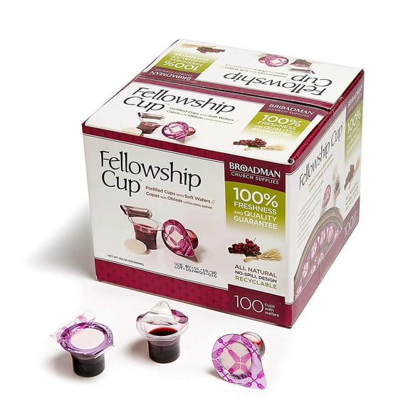 Juego De Vasos Communion Fellowship 100 Unidades