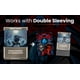 thumbnail image 4 of Fundas para cartas Realm Guard 100 unidades, acabado mate texturizado azul, rojo y negro, 4 of 5