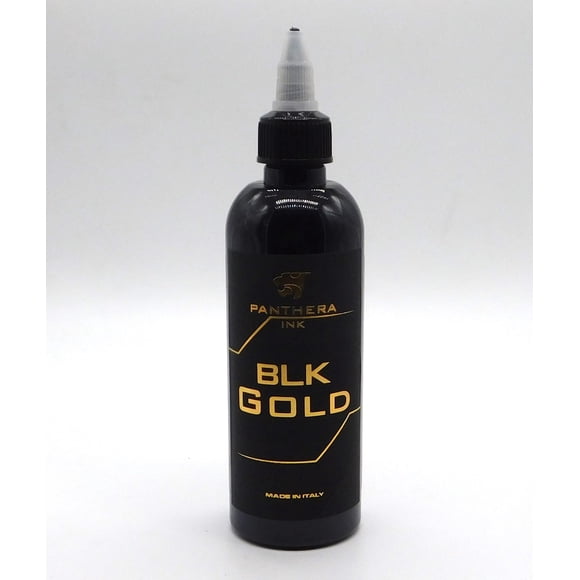 Tinta de tatuaje Panthera Black BLK Gold, 150 ml/5 fl.oz, compatible con la UE