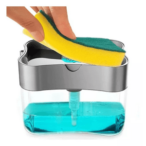 Aventura Store - Dispensador De Jabon Liquido Para Lavaplatos Con Esponja