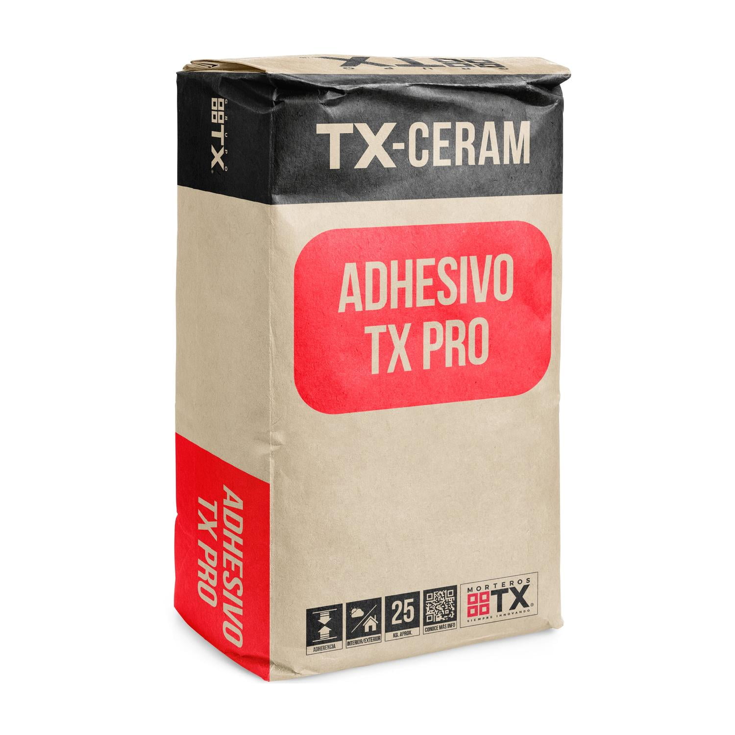 Genérico - Adhesivo Tx Pro - Adhesivo Cerámico, 25 Kg