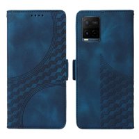 Carcasa Foxdock Vivo Y21S De Cuero Pu, Diseño Acolchado Clásico, Protección Contra Caídas Y Rayones