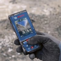 Medidor Láser De Distancias Bosch Glm 100-25 C 100M Azul