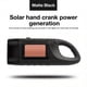 thumbnail image 3 of Never Run Out of Light: Hand Crank and Solar Powered LED Flashlight for Fishing, Boating, and Hiking, 3 of 4
