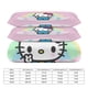 thumbnail image 4 of Hello Kitty Rainbow Comforter Set with Sheets - 3 Piece Bedding Includes Pillow Covers - Super Soft Bedding Room Decor Twin, 4 of 5