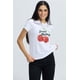 thumbnail image 1 of Polera Mujer Básica Print Blanco / Rojo, 1 of 4