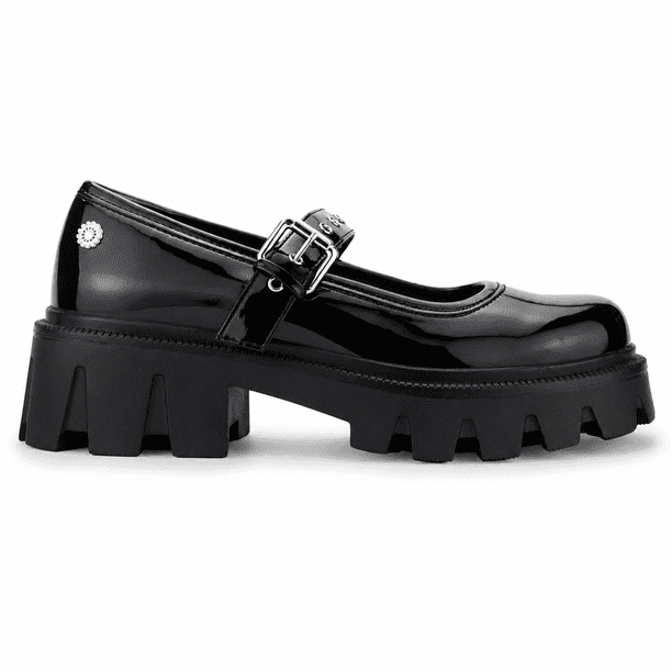 Zapato Chalada Mujer Joing-1 Negro Plataforma
