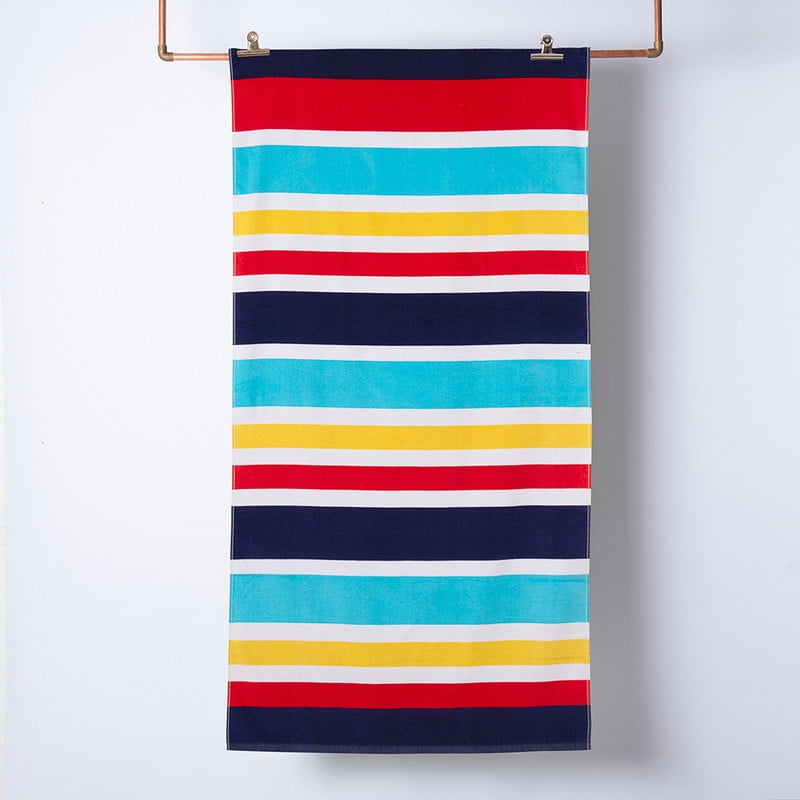 Mashini - Toalla Algodón Vel.est. C/bolso 70x150+33x42 Beach