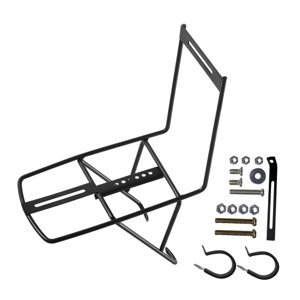 Ioensy - Alforja De Carga Delantera Para Bicicleta, Soporte Para Bicicleta De Montaña, Hierro Al Aire Libre