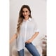 thumbnail image 2 of Blusa Mujer Tipo Lino Algodón Manga Larga Premium Liviana Botones 8056, 2 of 3