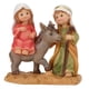 thumbnail image 1 of Figura Religiosa De Jesús, Escena De La Huida A Egipto, Escultura, Regalo De Granja, Navidad, 1 of 5