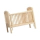 thumbnail image 3 of Cuna De Madera Elegante Para Casa De Muñecas A Escala 1/12, Ideal Para Fiestas Y Manualidades, 3 of 5