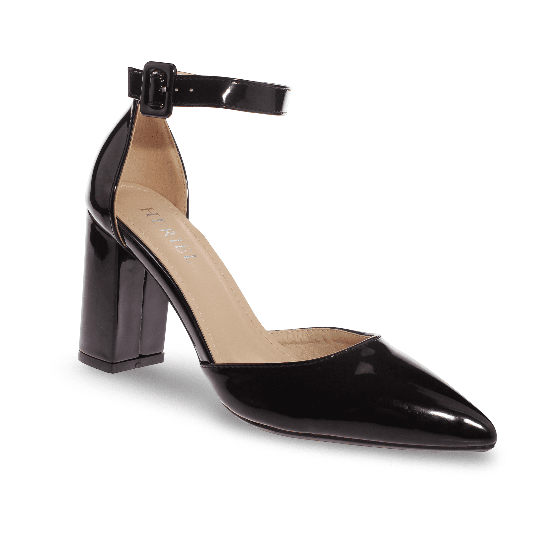 Zapato Tacón Negro Vía Franca