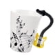 thumbnail image 1 of taza de cerámica taza de café con mango de guitarra regalo musical 400 ml guitarra amarilla 1, 1 of 5