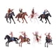 thumbnail image 1 of Juego de 8 Figuras de Vaquero Occidental, Modelo Indio de Equitación, Figuras de Acción, Juego de Figuritas para Niños, Caja de Arena, 1 of 5