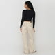 thumbnail image 3 of Jeans Mujer Straight Fit Cargo Beige Corona, 3 of 5