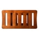 thumbnail image 4 of Banco de spa Oceanstar de madera maciza con estante de almacenamiento, color marrón, 4 of 5