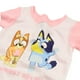 thumbnail image 3 of Set de pijama Bluey HAPPY DAY 100% algodón, ajuste ceñido, 4 piezas, 2T, niños, 3 of 6