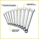 thumbnail image 2 of Juego de llaves combinadas DEWALT DWMT72166, 10 piezas métricas, 2 of 3