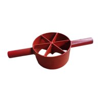 Magideal - Herramienta Para Dividir Bambú, Pequeña, Profesional, Resistente Al Desgaste, Divisor De Tubo De Bambú, Portátil, Para El Hogar, El Patio, El Trabajo, 6 Cuchillos