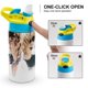 thumbnail image 4 of Thelma y Louise Botella de Agua con Tapa Pop Top de Un Toque, Acero Inoxidable, a Prueba de Fugas, para Deportes, Botella Infantil azul 12 oz, 4 of 6
