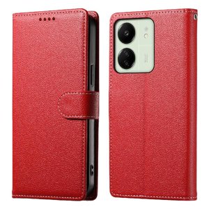 Funda Para Foxdock Xiaomi Poco M6 5G– Cuero Premium, 3 Ranuras Para Tarjetas, Protección Contra Impactos