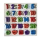 thumbnail image 1 of Tablero de Rompecabezas Del Alfabeto de Madera Montessori, Tablero Resistente para Las Primeras Letras, Desarrollos Fáciles, Juguetes, Material Didáct Números españoles, 1 of 5