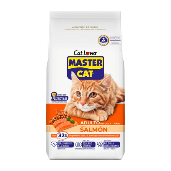 Alimento Master Cat Salmón 20 kg.