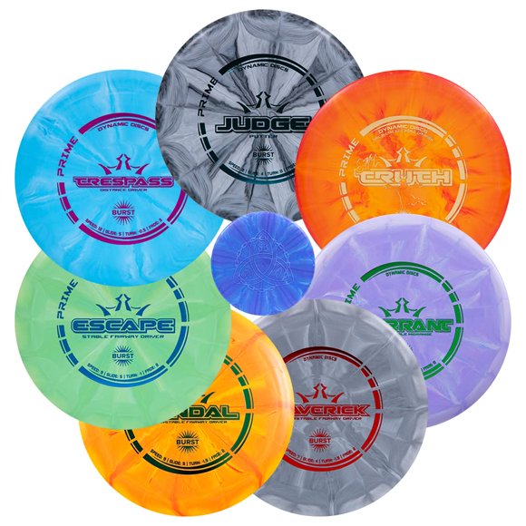 Set de Disc Golf D·D Dynamic Discs Prime Burst de 7 piezas