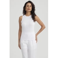 Fashionspark - Polera Mujer Rib Lisa Blanco - Ll