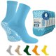 thumbnail image 1 of Calcetines TenderGentle Antideslizantes 6 pares Azul Talla Grande, 1 of 6