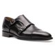 thumbnail image 1 of Zapatos Formales Hombre Doble Hebilla Suela Cuero Magno Vittorio-1-30 Negro negro 44, 1 of 3