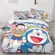 thumbnail image 2 of Juego de ropa de cama Doraemon Funda nórdica 3D Lindo edredón de anime Suave Microfibra Juego de ropa de cama con funda de almohada, para adolescentes y adultos 3, 2 of 3