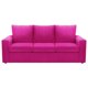 thumbnail image 1 of Sofa Kendy 3CG Felpa 30 Fucsia, 1 of 6