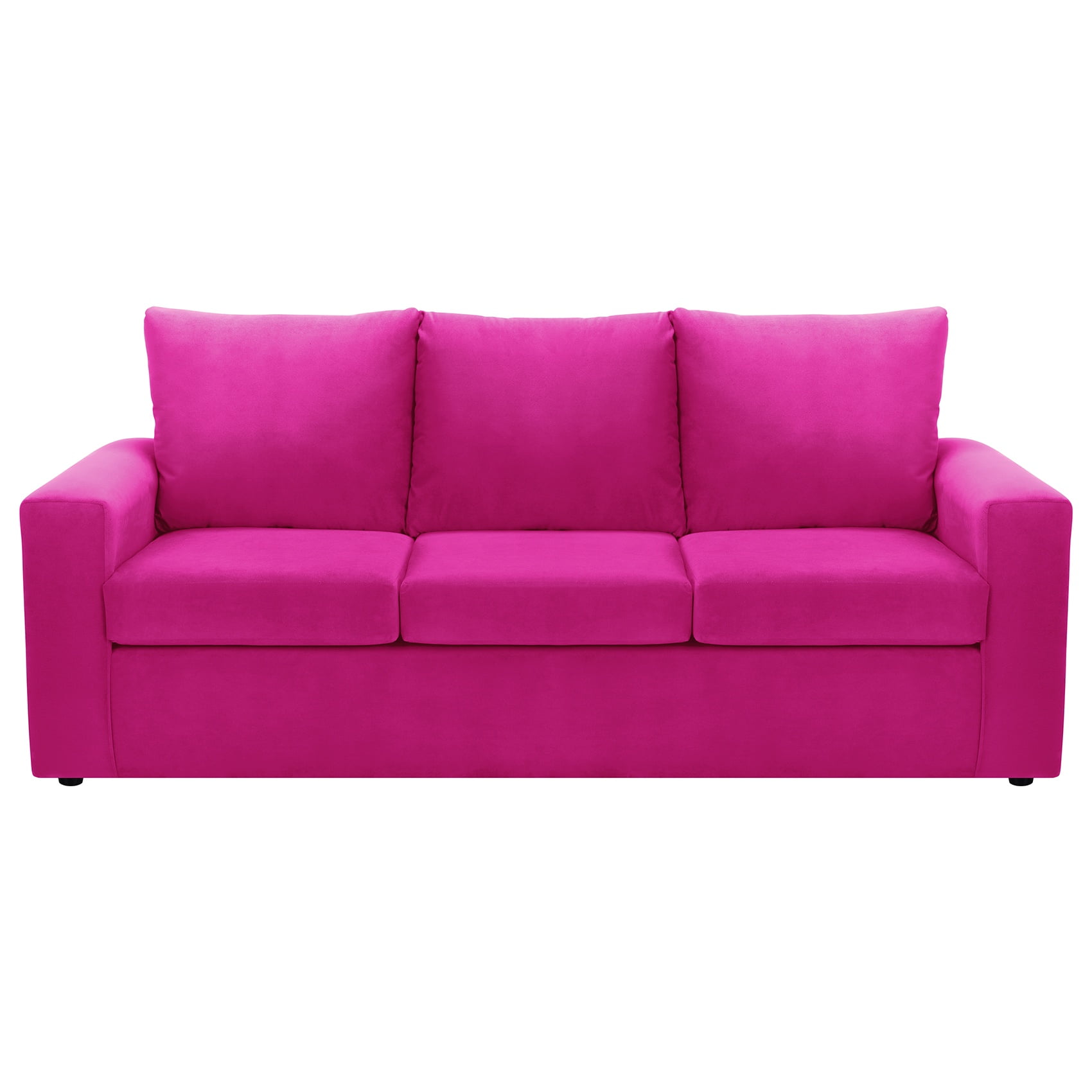 Bodevir - Sofa Kendy 3cg Felpa 30 Fucsia