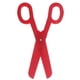 thumbnail image 1 of divertido grande plástico scissor payaso vestido de disfraces de Halloween traje rojo, 1 of 5
