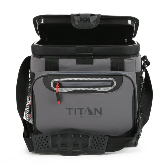 Cooler Titan de Arctic Zone Deep Freeze, 16 latas, piel de tiburón, color gris