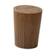 thumbnail image 4 of Cubo De Basura De Madera, Cubo De Basura Moderno, Cubo De Basura Para El Hogar, Cocina, Baño, Color Nogal, 4 of 5