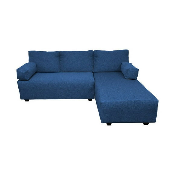 Seccional Elle Chenille Azul Bidireccional