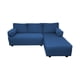 thumbnail image 1 of Seccional Elle Chenille Azul Bidireccional, 1 of 3