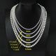 thumbnail image 5 of Collar de Moissanita de 0.1-0.5 Quilates Collar de Tenis de Diamante de Oro de Laboratorio de Plata Esterlina 925 para Mujer y Hombre Propuesta Compromiso Boda Aniversario Cumpleaños, 5 of 7