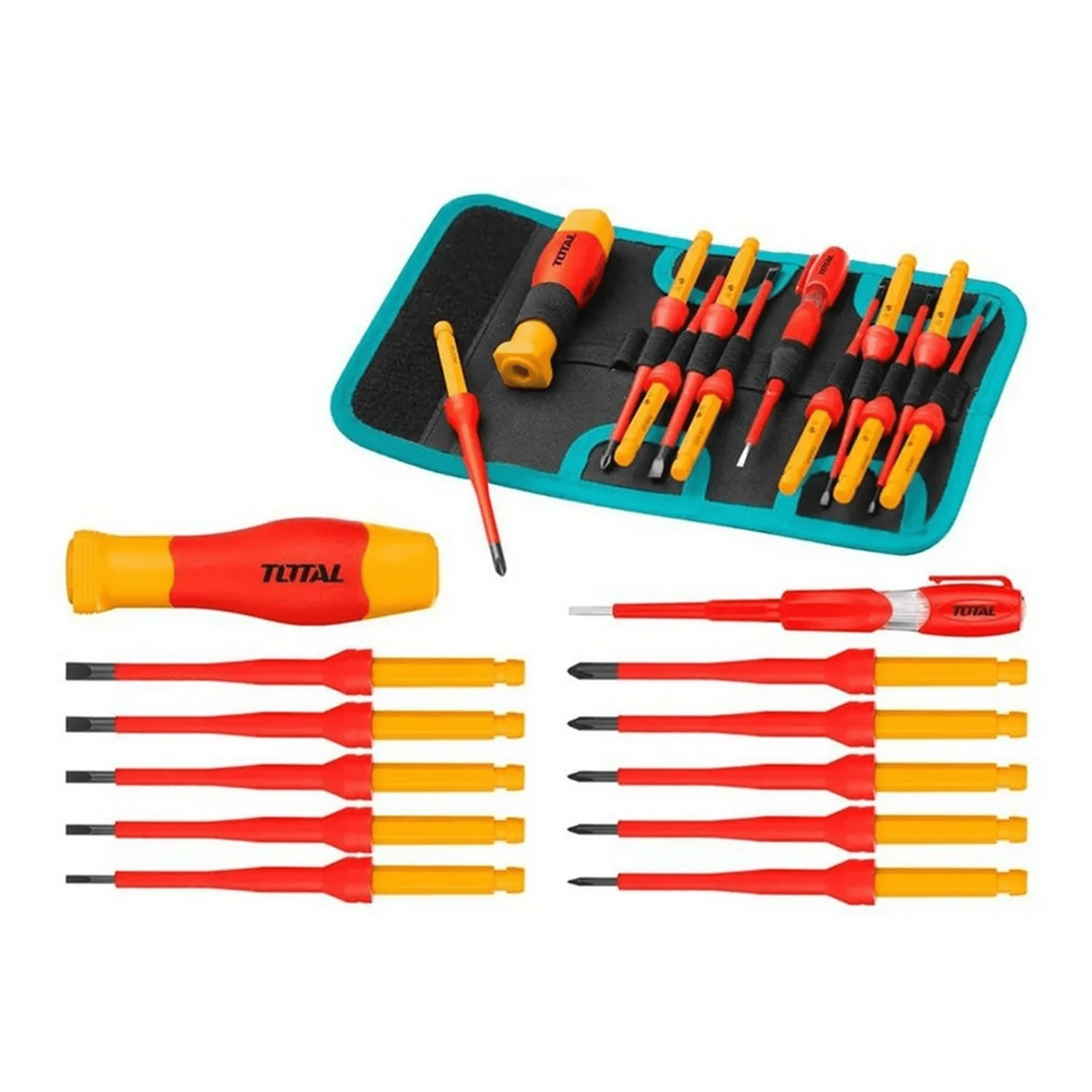 Genérico - Kit Juego Destornilladores Precision Aislados 12 Pcs Total