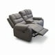 thumbnail image 4 of Sofá Reclinable 2 Cuerpos Gris Moderno Verona 6035LGR, 4 of 17