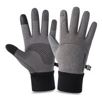 Genérica - Guantes Térmicos Resistentes Al Viento, Deportivo Y Casual Gris L