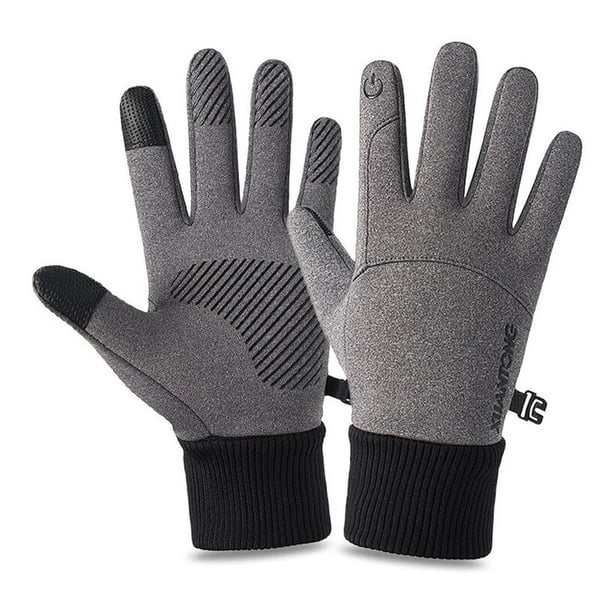 Guantes Térmicos Resistentes Al Viento, Deportivo Y Casual gris L