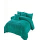 thumbnail image 1 of COBERTOR PELUDOS TAMAÑO PLAZA Y MEDIA 180CM X 200CM COLOR VERDE, 1 of 4