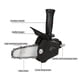 thumbnail image 3 of 1pc, Mini Electric Drill Chainsaw, 4" 6" Electric Chain Saw Drill Attachment, Chain Saw Drill Attachment, Chainsaw Convertor, Chainsaw For Woodworking Gardening, 3 of 4