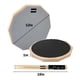 thumbnail image 5 of Drum Practice Pad GrowDaily de 12 pulgadas con 2 pares de bastones Maple 5A, 5 of 8